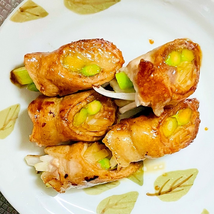 すきやきのタレで簡単☆アスパラの肉巻き